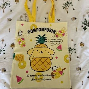 Sanrio x Miniso pompompurin totebag